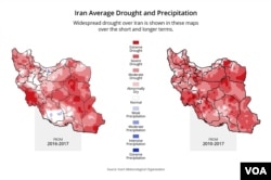 Iran Drought Through the Years