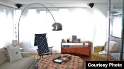 Ruang tamu suite kepresidenan di Hotel Park Hyatt, Washington, DC (Courtesy Photo).