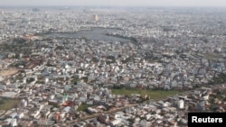 An aerial view of Ho Chi Minh City, Vietnam in 2012. (REUTERS/Kham)