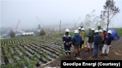 Lokasi proyek pengembangan PLTP di Dieng. (Foto: Geo Dipa Energi)