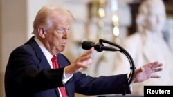 ዛሬ በዓመታዊው ‘ብሔራዊ የፀሎትና የቁርስ ሥነ ሥርዐት’ ላይ የተገኙት የአሜሪካው ፕሬዝደንት ዶናልድ ትረምፕ