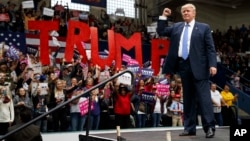 美国共和党总统候选人川普，2016年10月21日。