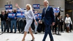 ჯო და ჯილ ბაიდენები ფილადელფიაში გამართულ წინასაარჩევნო შეხვედრაზე. 10 მარტი, 2020წ.