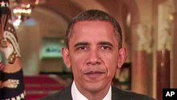 President Obama delivers his weekly address, 12 Jun 2010