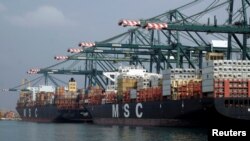 تصویری از کشتی باری «ام‌اس‌سی» از آرشیو