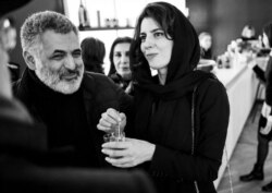 لیلا حاتمی و مانی حقیقی در حاشیه جشنواره فیلم برلین- سال ۲۰۱۸