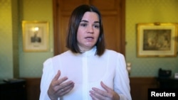 Белоруската опозициска лидерка вели дека Белорусија може да се користи во секој момент за лансирање проектили или напад на Украина, и оти Лукашенко е тој кој треба да сноси одговорност за ова