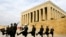 FILE - Soldiers march in front of the mausoleum of Mustafa Kemal Ataturk, the founder of modern Turkey, in Ankara, Nov. 27, 2014. Recent reports say Islamic State is targeting the site for a terror attack.