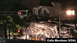 Colonia Roma is one of the areas of Mexico City hard hit by the 7.1 magnitude earthquake that struck southeast of the city, Sept. 19, 2017. 