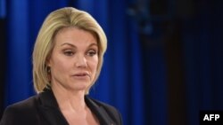 Heather Nauert, mai magana da yawun Ma'aikatar Harkokin Wajen Amurka