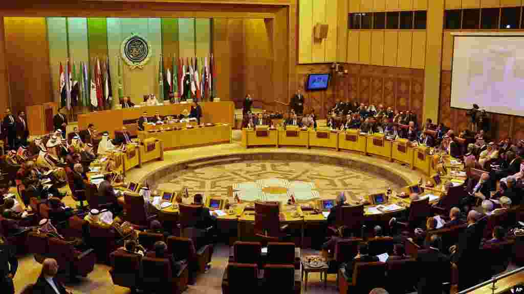 የአረቢ ራቢጣ ዉጭ ጉዳይ ሚኒስትሮች በግብጽ ዋና ከተማ ካይሮ ያደረጉት ስብሰባ