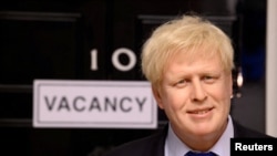 资料照：英国前首相约翰逊