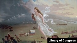 «Предопределение судьбы» - образ териториальной экспансии США 19 века.