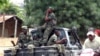 FILE - M23 rebels near the town of Bunagana, Democratic Republic of the Congo. (Nicolas Pinault/VOA)