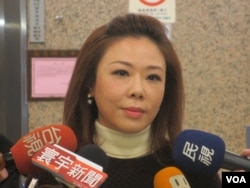 台湾在野党国民党立委李彦秀（美国之音张永泰拍摄）