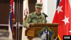 中曾根中将2017年8月15日出席一场活动（美国国防部照片）