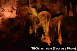 Lehman Cave, a highlight of Great Basin National Park, where visitors can see over 300 unique limestone shield formations.