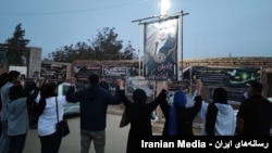 مراسم چهلم کشته‌شدن جواد حیدری. (آرشیو)