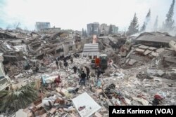 Kahramanmaras, Turkey. Aftermath of the earthquake (February 10, 2023)