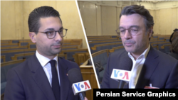 ادریان قمی، نماینده پارلمان فرانسه / ماریو استازی رئیس سازمان مبارزه با نژاد‌پرستی و یهودستیزی