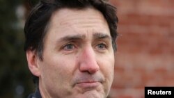 ትሩዶ እቲ ንሱ ዘመርሖ ሰልፊ ብውሽጣዊ ቅልውላው ኣብ ዝሳቐየሉ ዘሎ እዋን፡ መሪሕነቱ ክቕጽል ከም ዘይርኣዮ ይነግር