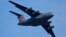 FILE - A Y-20 Chinese military transport plane is seen during an airshow in Zhuhai city, southern China, Nov. 7, 2018. Media and military experts said Sunday that six Chinese Y-20 planes landed in Belgrade Saturday, reportedly carrying surface-to-air miss