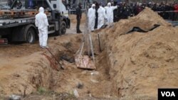 Buchada eksgumatsiya ishlari boshlandi