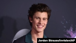 Shawn Mendes saat menghadiri ajang American Music Awards, 24 November 2019 (Jordan Strauss/Invision/AP)