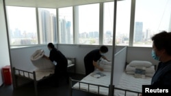 შანხაიში საოფისე ფართიც საველე ჰოსპიტლებად გადაკეთდა 