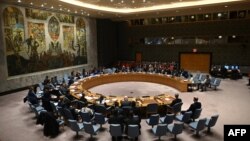 Suasana sidang Dewan Keamanan PBB di New York, 26 Februari 2020. 