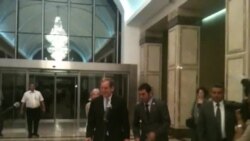 Amerikanın Azərbaycandakı səfiri Riçard Morninqstarın Bakı hava limanında bəyanatı