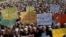 Pakistani students of Islamic seminaries take part in a rally in support of blasphemy laws, in Islamabad, Pakistan, March 8, 2017. Hundreds of students rallied in the Pakistani capital, Islamabad, urging government to remove blasphemous content from social media.