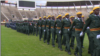 FILE: Members of the Zimbabwe National Army rehearse, April 16, 2019, for Independence Day celebrations in Harare.