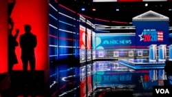 Panggung Debat Capres Partai Demokrat AS di Nevada, Las Vegas, 18 Februari 2020. 