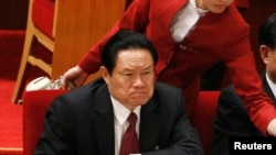 中共中央前政治局常委周永康（资料照片）