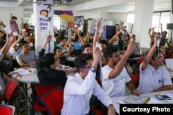 Startup Challenge 2017 yang diselenggarakan oleh Phandeeyar di Myanmar. (Foto: dok).