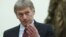 FILE - Kremlin spokesman Dmitry Peskov attends a meeting with Russian President Vladimir Putin at the Kremlin in Moscow, March 26, 2018. 