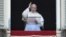 Pope Francis delivers a speech to the faithful prior to the Angelus prayer, Aug. 19, 2018, at St. Peter's square in the Vatican. 