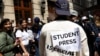 Columbia University student journalists had an up-close view for days of drama