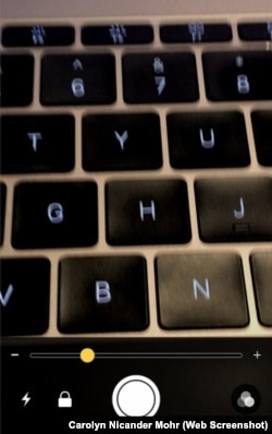 iPhone Magnifier Screen