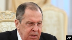 세르게이 라브로프 러시아 외무장관.