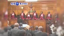 VOA60 AFIRKA: Kotun Kolin Kenya Tana Nazarin Korafin Da Aka Gabatar Dake Kalubalantar Lashe Zaben Da Shugaba Uhuru Kenyatta Yayi