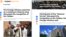 A screenshot of webpages of the Russian state outlets RIA Novosti and Sputnik reporting talks in Moscow about the Taliban recognition. (VOA)