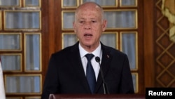 Le président tunisien Kais Saied