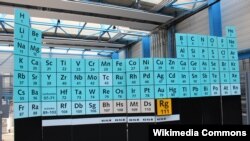 Four new elements have been added to the periodic table.
