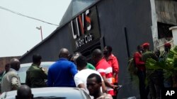 Gidan rawar da gobara ta tashi a Kamaru.