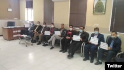 تحصن سراسری معلمان در ایران (عکس از توئیتر)