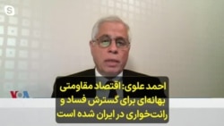 احمد علوی: اقتصاد مقاومتی بهانه‌ای برای گسترش فساد و رانت‌خواری در ایران شده است