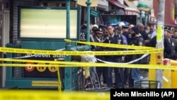 APTOPIX Subway-Shooting