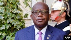 Christophe Lutundula Apala, ministre ya mambi ya Bapaya ya Ekolo Congo décmorartique (RDC) na Paris, France, 12 nvembre 2021. 